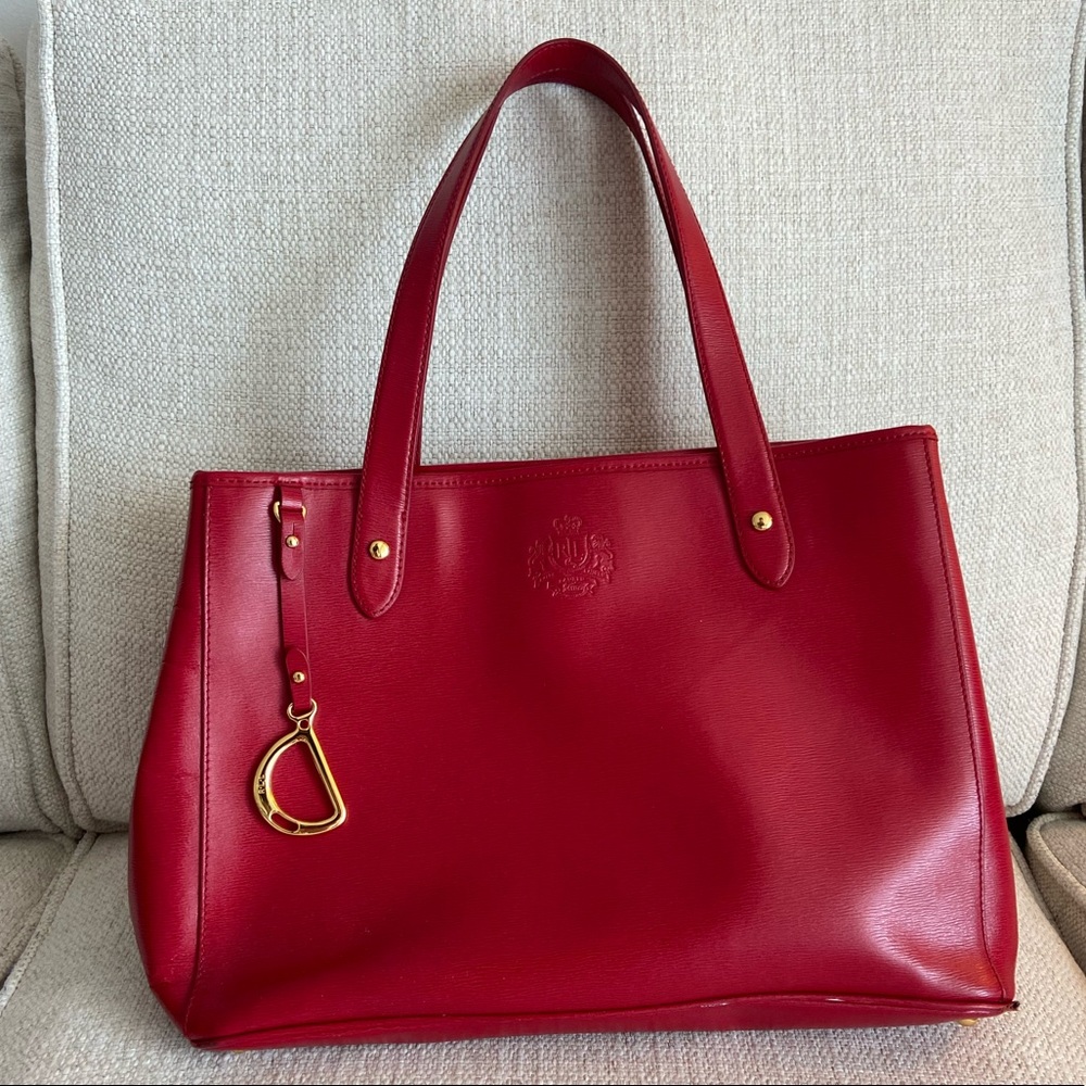 Lauren Ralph Lauren Red Purse